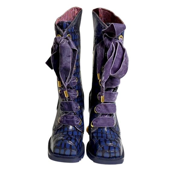 NEW Irregular Choice Women's Dark Tower Royal Blue 6.5 - Picture 5 of 11